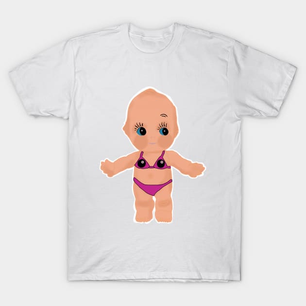 8ball bikini kewpie baby T-Shirt by lexxiiimarie